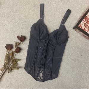 Victoria’s Secret Bustier Corset Grey 34D